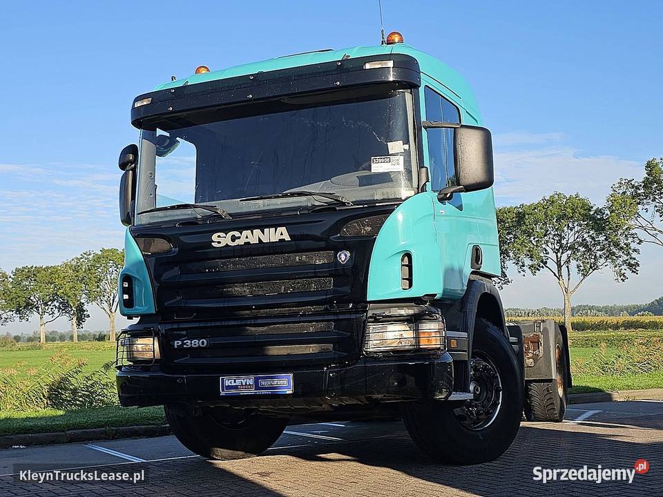 Scania P380 MANUAL HYDRAULICS ciągnik siodłowy