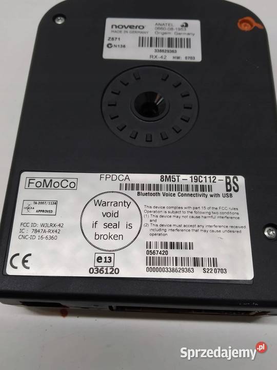 MODUŁ BLUETOOTH 8M5T19C112BS Ford Focus Mk3