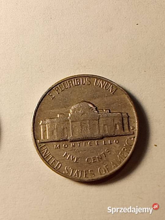 Moneta 5 cent D USA 1964 Imielin