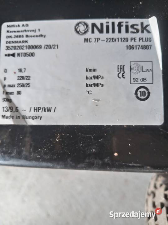 Myjka wysokociśnieniowa benzynowa Nilfisk MC 7 P Myjki ciśnieniowe Kielce