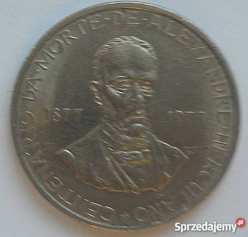 PORTUGALIA5 ESCUDOS 1977 ALEXANDRE HERKULANO Legionowo