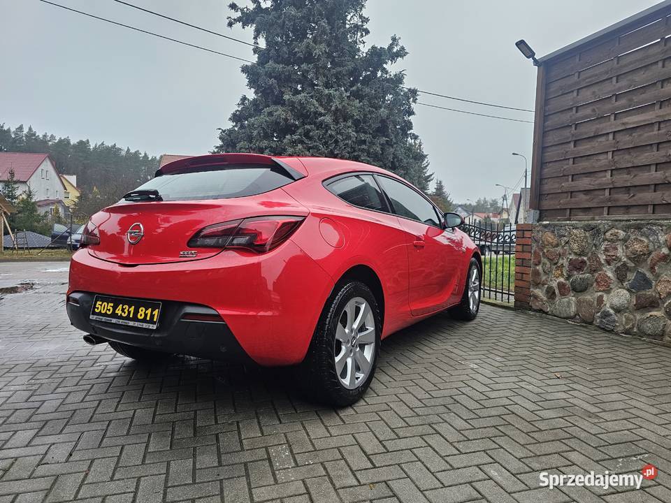 Opel Astra GTC 14 TURBO asystent parkowania Opel warmińsko-mazurskie Mrągowo