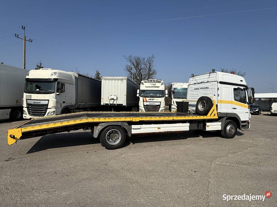 Platforma lawety Mercedes Atego 7m wyciągarka 7T podlaskie Łomża