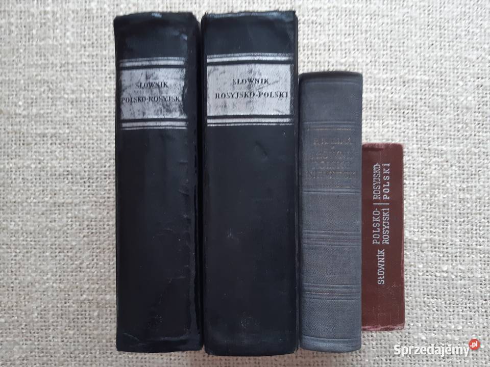 Słownik Rosyjsko Polski Słownik Polsko Rosyjski Kultura i Rozrywka Kraków