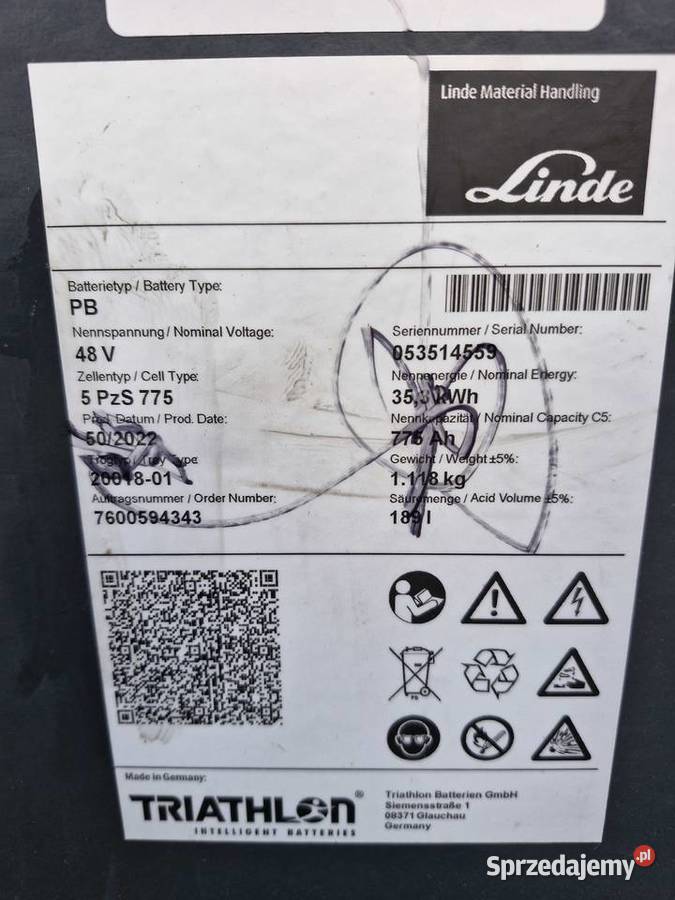 Wózek widłowy Linde Sochaczew
