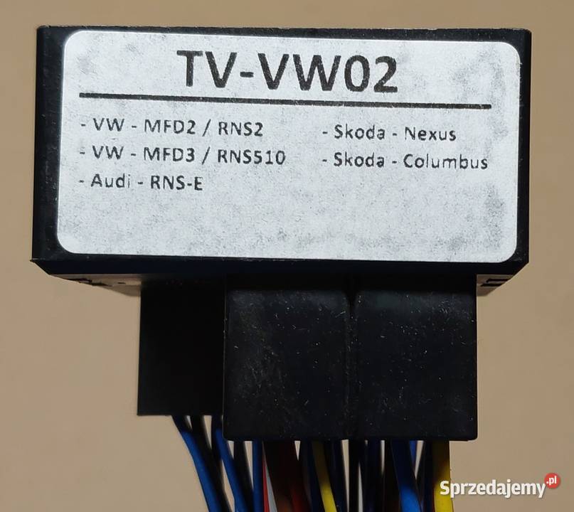 WIĄZKA WTYCZKA ISO TUNERA TVVW02 MFD RNSE VW Mielęcin
