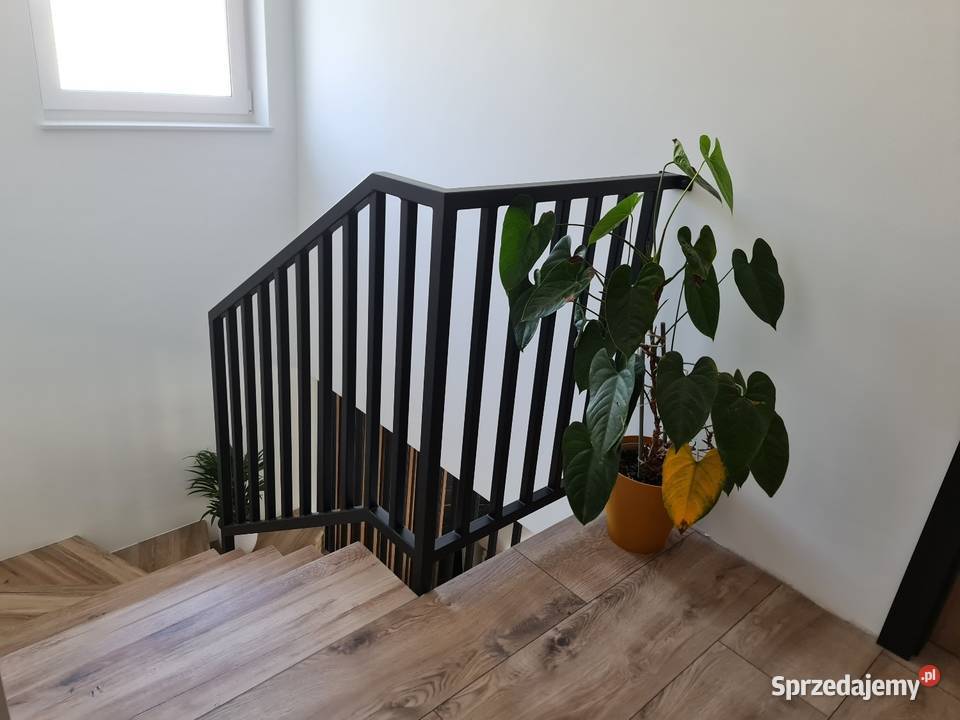 Balustrada Harfowa LOFT Lamele Stalowe pod Żukowo