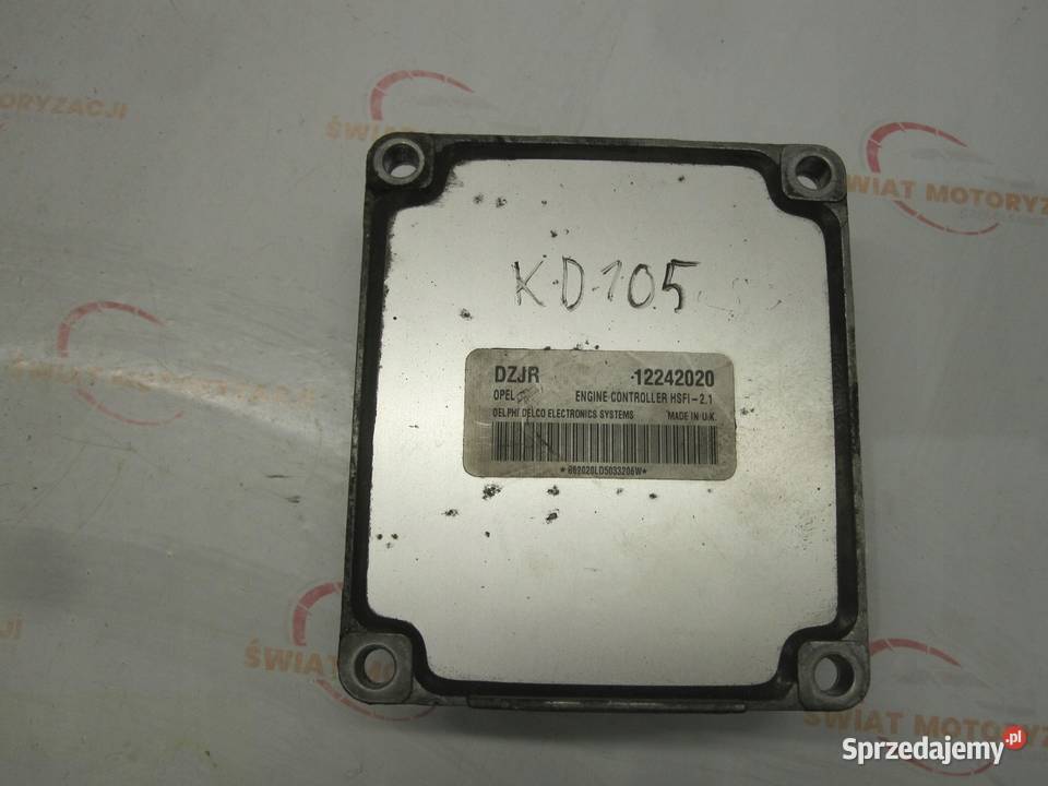 OPEL ZAFIRA 16 16v komputer sterownik silnika osobowe Kielce