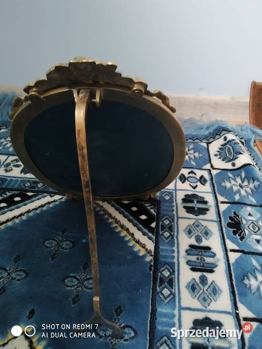 Lustro lusterko duze do postawienia mosiądz