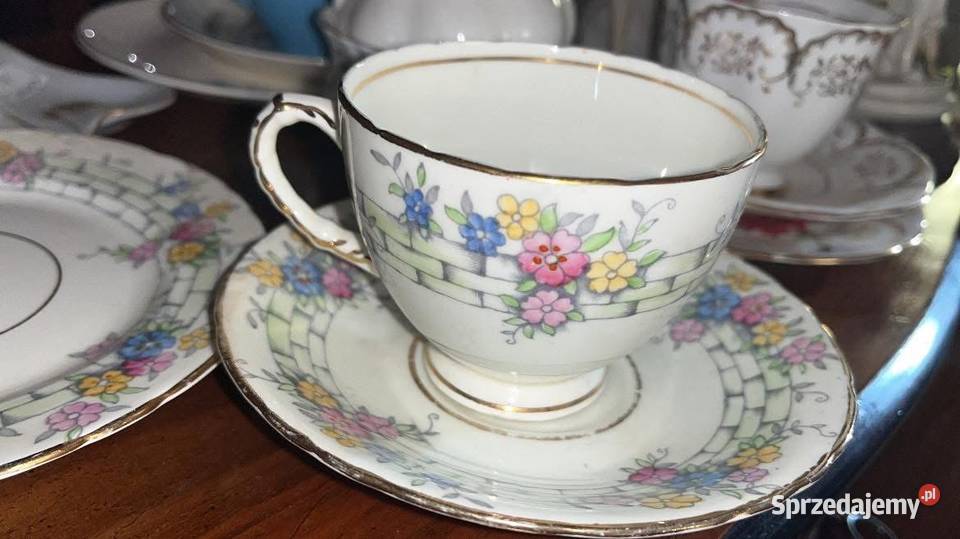 Filiżanka z talerzykiem Sutherland Made in Gdańsk sprzedam