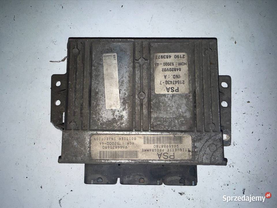 Moduł sterownik 9646988780 Peugeot 206 Ostrów Wielkopolski