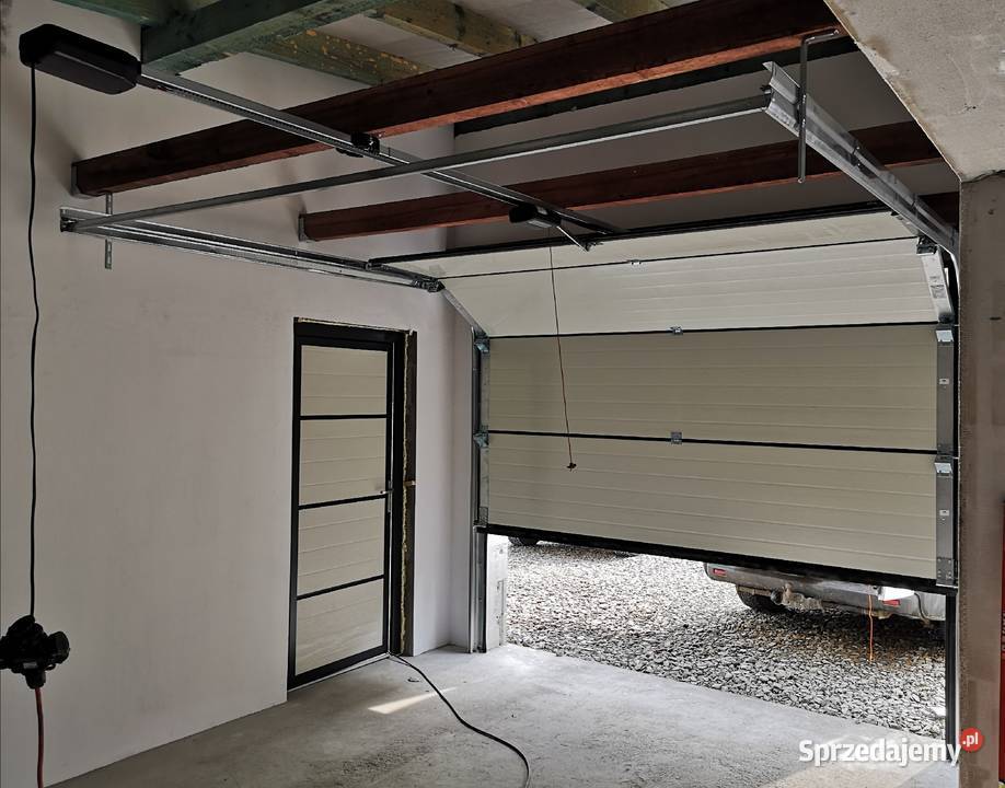 Brama garażowa 2500x2250 Brąz biała Krynica-Zdrój