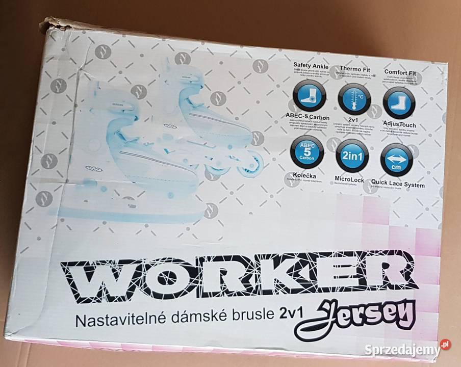 Łyżworolki damskie 2w1 Worker Jersey rozmiar L Kraków sprzedam