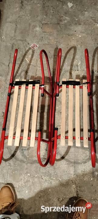 Sanki metal drewno Poręba sprzedam