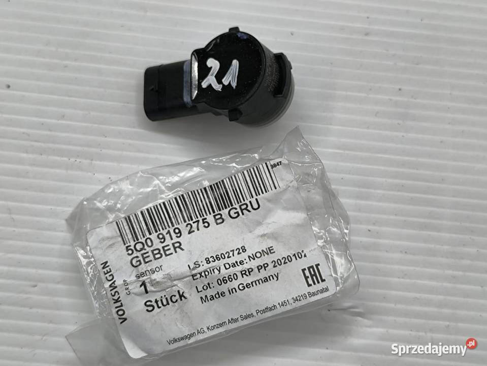 CZUJNIK PARKOWANIA PDC VOLKSWAGEN OE 5Q0919275B Czujniki wielkopolskie