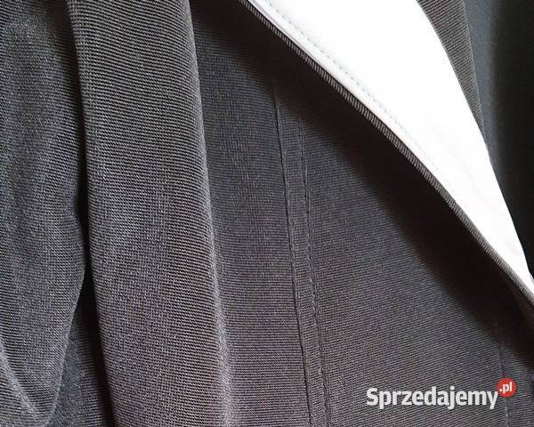 Marynarkażakiet czarna jednostronna biała klapa Warszawa