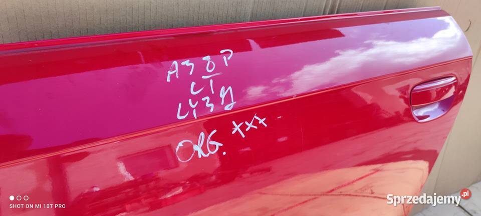 DRZWI LEWY TYŁ AUDI A3 8P 5D LIFT LY3J ORG 2 osobowe Przystajń