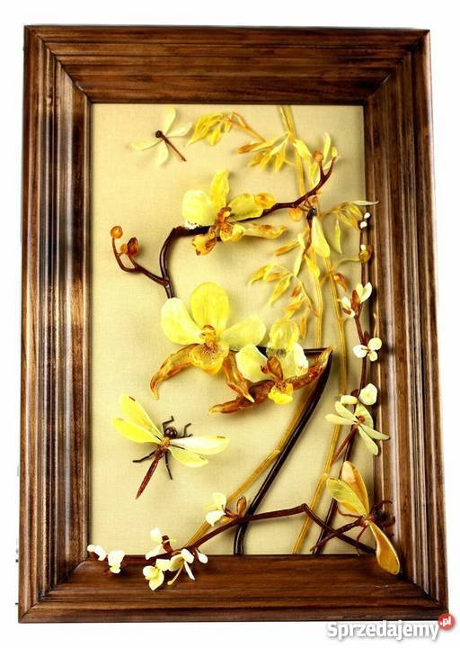 Obraz z naturalnego bursztynu Gdańsk