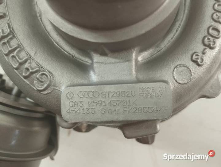 Regenerowana Turbosprężarka Audi Skoda