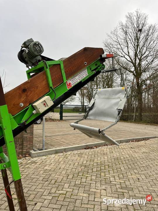 Przenośnik 25 m z amortyzatorem upadku kaskadą Inowrocław