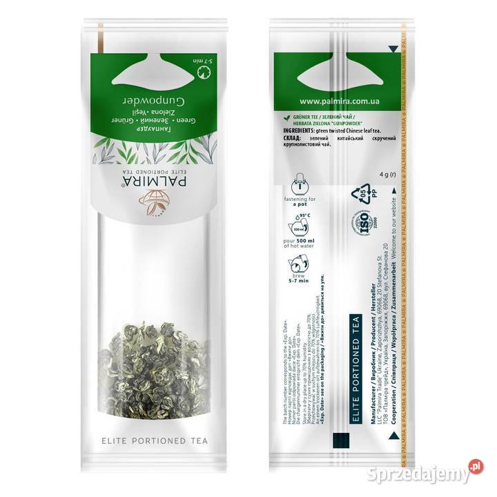 Palmira Gunpowder liściasta zielona herbata do Poznań