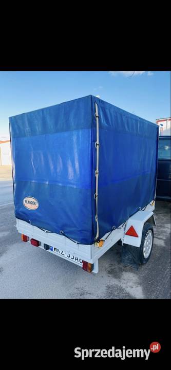 Przyczepka zarejestrowana lekka SAM na resorach