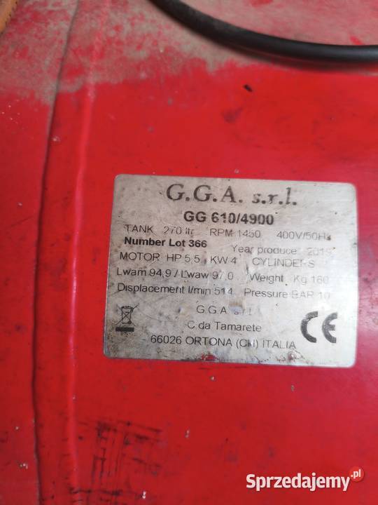 Kompresor olejowy 270l Kompresory sprzedam