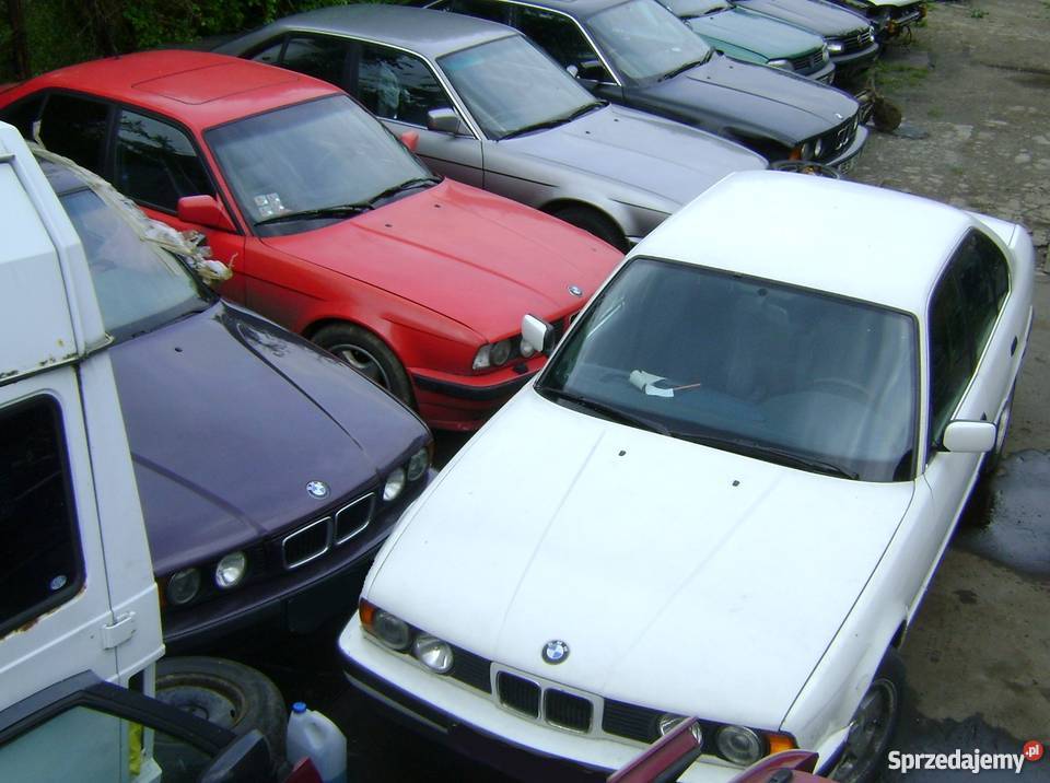 BMW E34 520 524 drzwi maska silnik skrzynia póło Jelenia Góra sprzedam