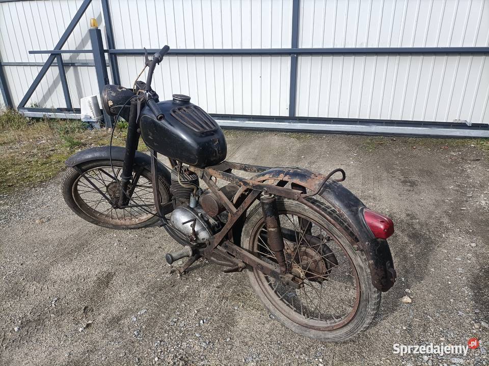 WFM 125 CZARNA 1956r oryginalny stan kujawsko-pomorskie Padniewko