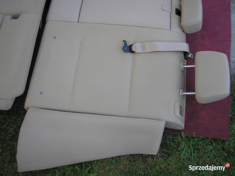 BMW X3 F25 Kanapa beż beige komplet materiał podkarpackie Jodłowa
