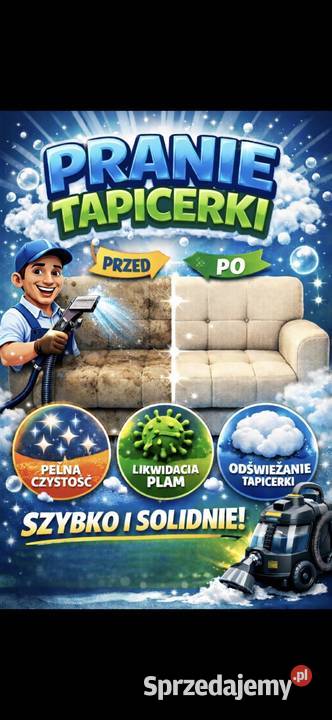 Pranie tapicerki meblowej samochodowej i dywanów śląskie Katowice