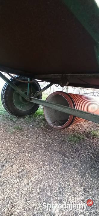 Przyczepa jednoosiowa metalowa Wysoka