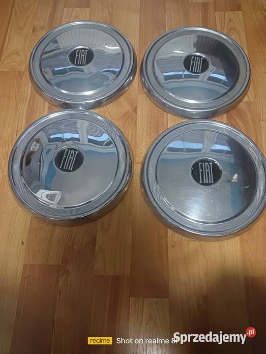 zestaw 4 kołpaków fiat 1300 1500 PRL śląskie Godziszka