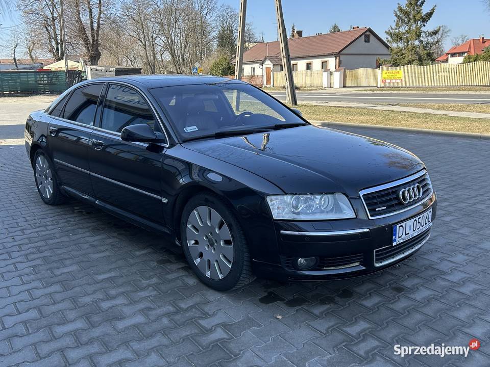 Audi A8 D3V8 42MPI LPG czarny A8 lubelskie Lubartów