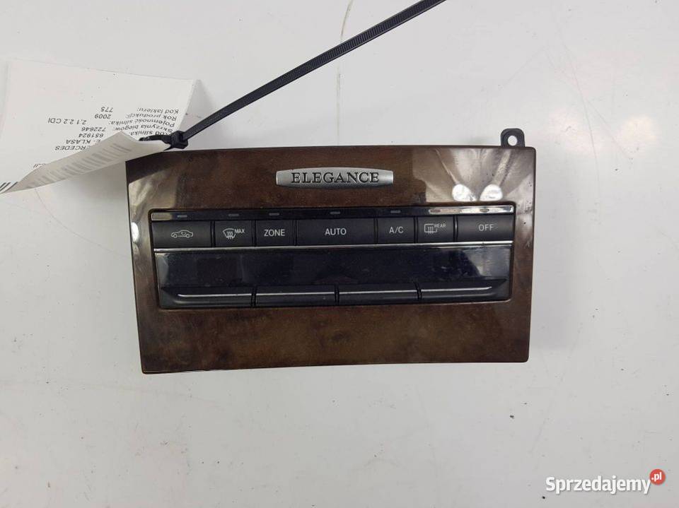 PANEL KLIMATYZACJI A2129004100 MERCEDES W212 Pozostałe Lipno