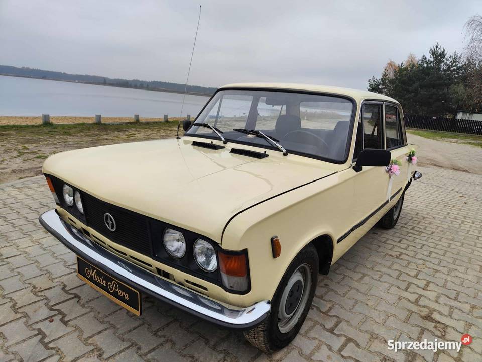 Fiat 125p retro do ślubu Tarnów i małopolskie