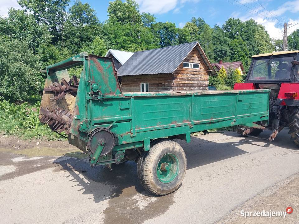 Rozrzutnik Obornika 1 osiowy Nie zgnity