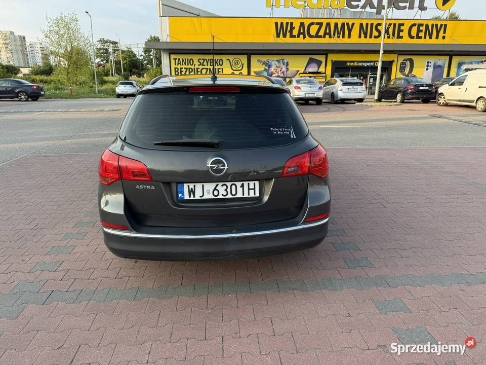 Opel Astra J 14 Kombi LPG Lovato użytkowany jako mazowieckie Warszawa