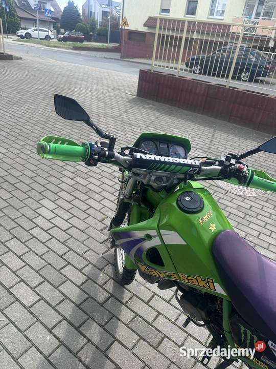 Motocykl Kat B CrossEnduro Kawasaki KMX 125 zielony kujawsko-pomorskie