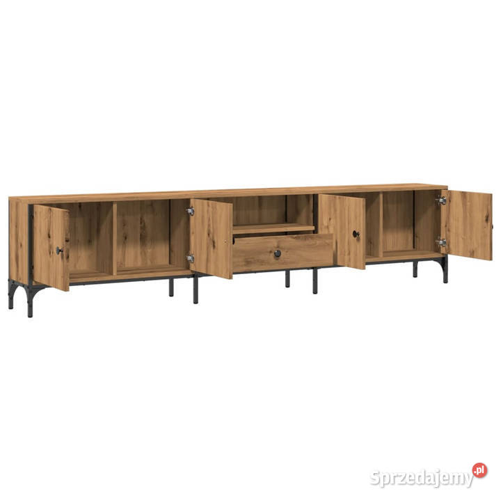 Szafka pod TV z szufladą dąb artisan 200x25x44 sprzedam