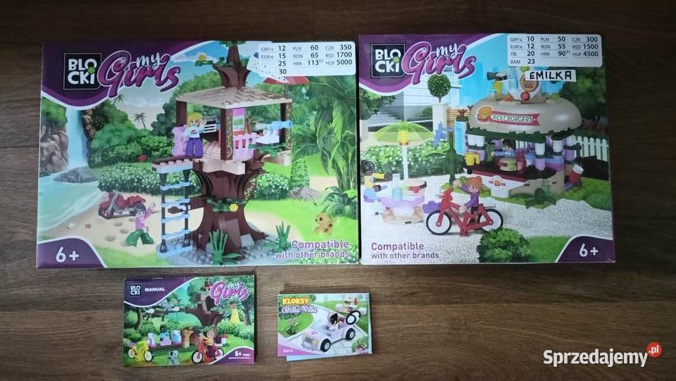 Klocki Blocki Kloksy dzieci różne zestaw st 5 lat+ Godziszka