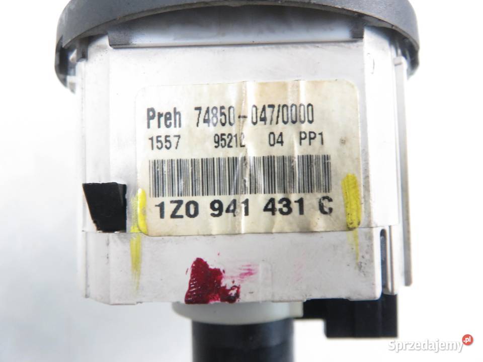 WŁĄCZNIK ŚWIATEŁ SKODA OCTAVIA II 1Z0941431C Czujniki i sterowniki świateł sprzedam