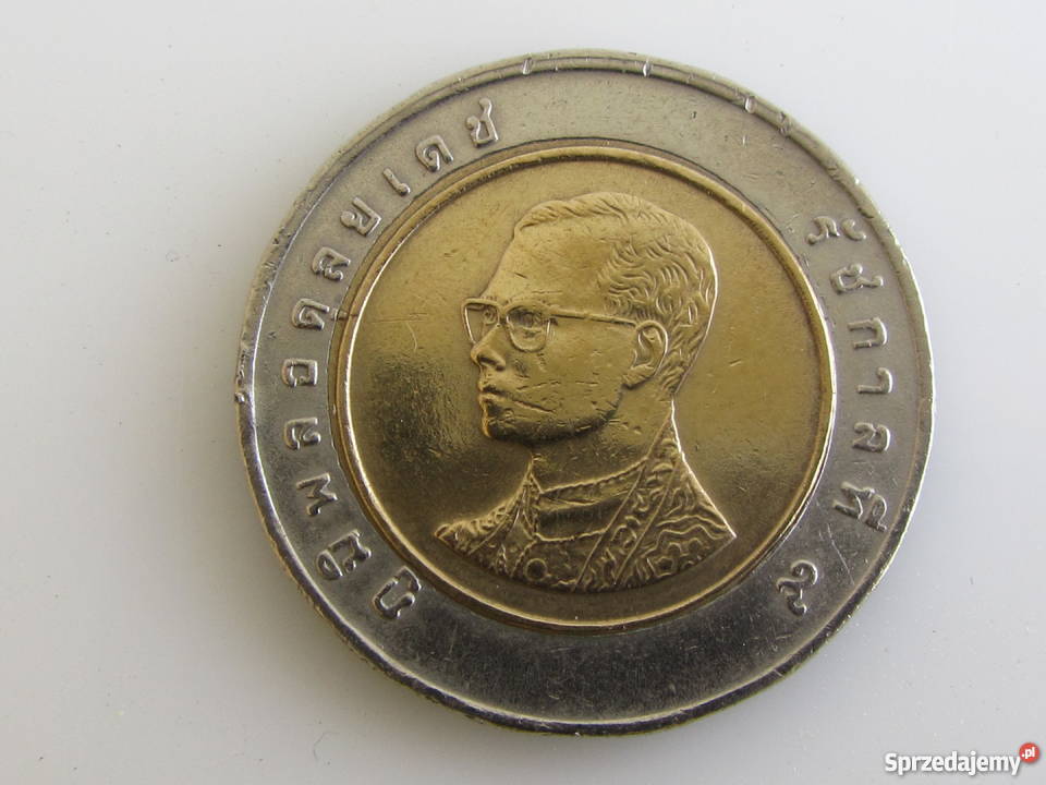 Moneta 10 bahtów 20082017 Tajlandia warmińsko-mazurskie Olecko