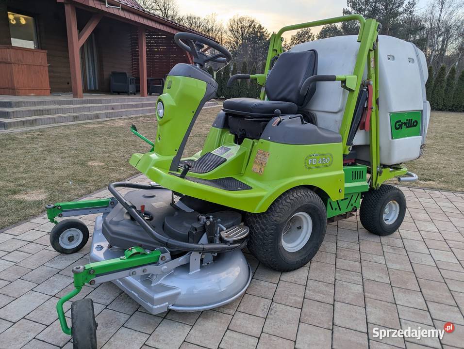 Traktorek kosiarka Grillo FD450 górny wysyp Międzybórz