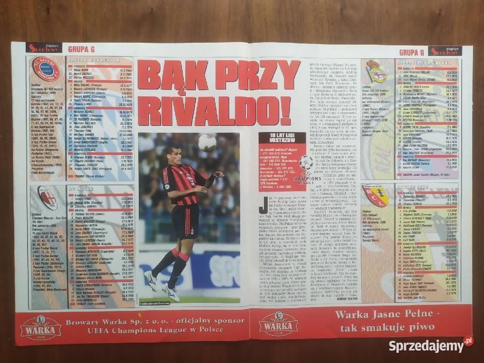 Skarb kibica liga mistrzów sezon 200203 Czasopisma Łódź sprzedam