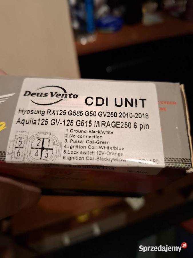 Sportowy moduł zapłonowy CDI 6 PIN hyosung itp Sztum