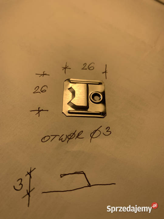 klamerki klipsy spinki do boazerii podbitki Radziejowice