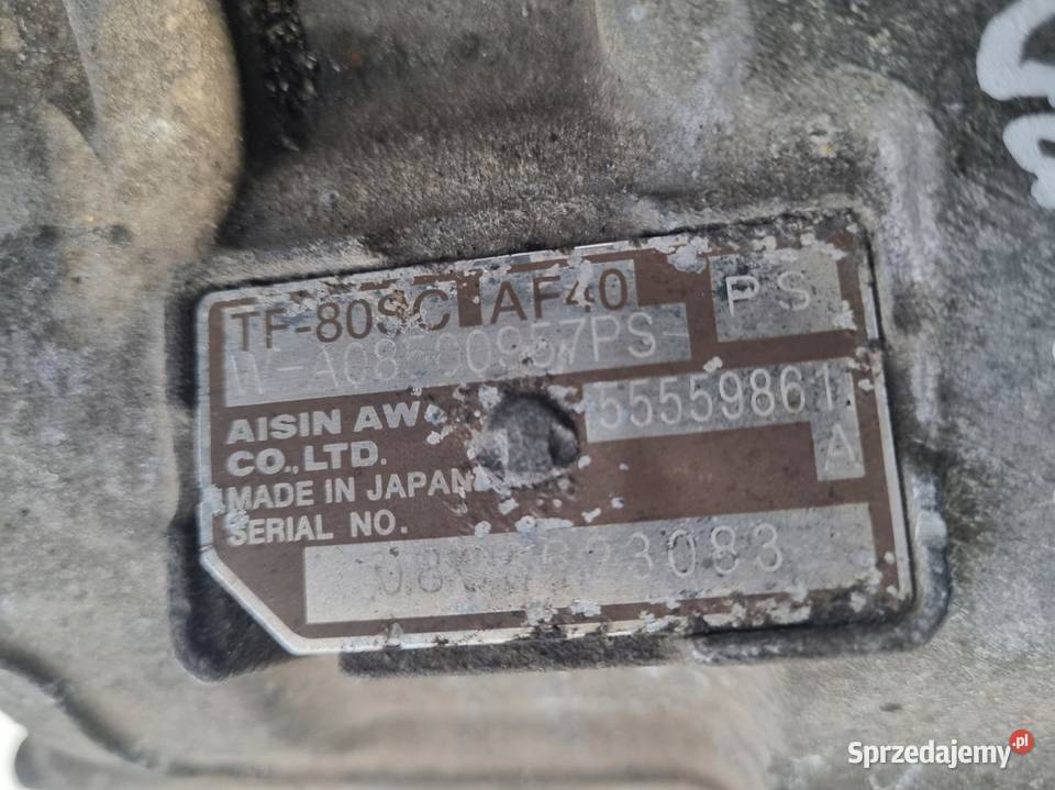 SKRZYNIA BIEGÓW Opel Signum Vectra C 19 CDTI osobowe Skrzynie biegów manualne