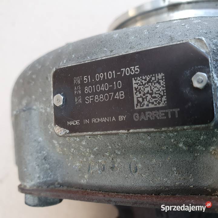MAN TGX turbosprężarka turbina turbo 51091017035 Bieleń