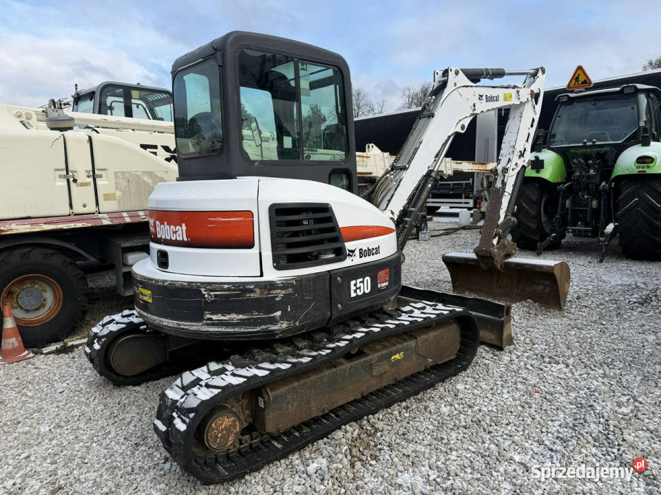 gąsienicowa Bobcat E50 EM 2013r Waga 5ton Super Widełki